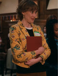 Ginger The Sex Lives of College Girls S03 Printed Blazer