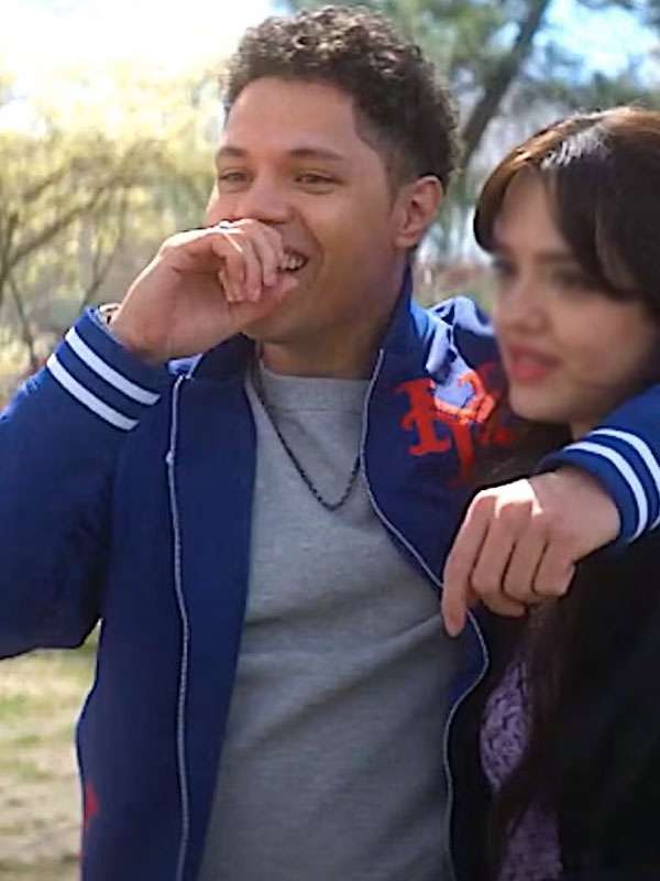 Trey Jiminez Goosebumps S02 Blue Bomber Jacket
