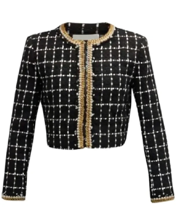Grosse Pointe Garden Society Birdie Check Jacket