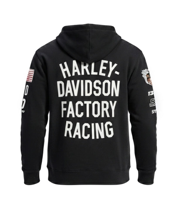 Harley Davidson Factory Racing Fanwear Black Hoodie