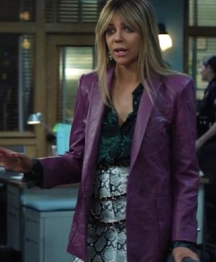 High Potential Kaitlin Olson Purple Blazer