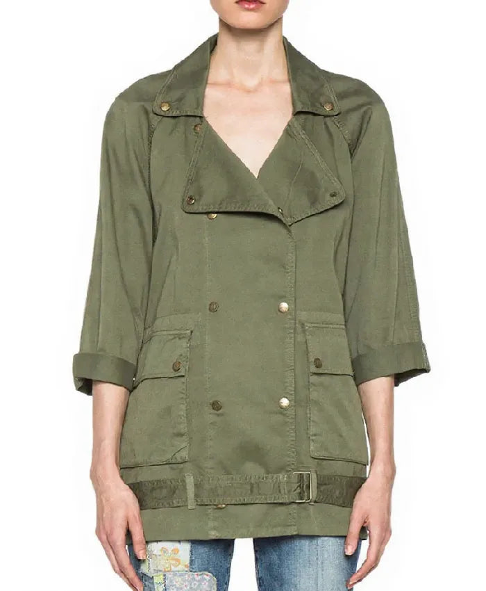 How to Get Away with Murder Karla Souza Green Jacket
