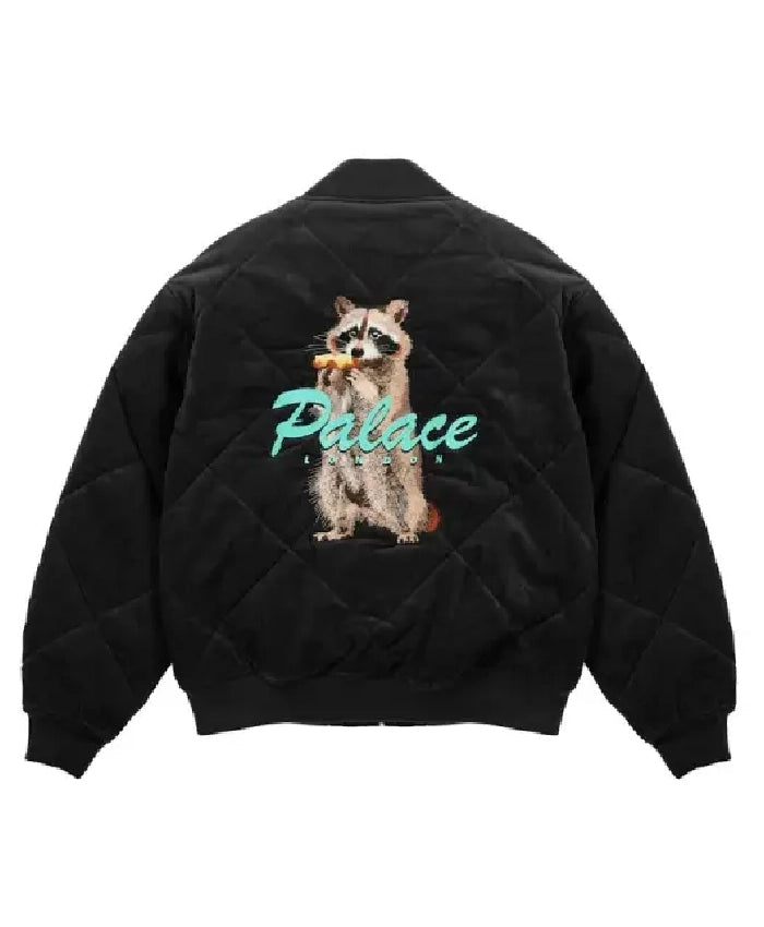 Hungry Raccoon Palace S26 Quilted Bomber Jacket