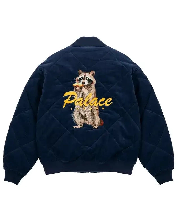 Hungry Raccoon Palace S26 Quilted Bomber Jacket