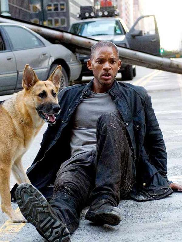 Will Smith I Am Legend Black Leather Jacket