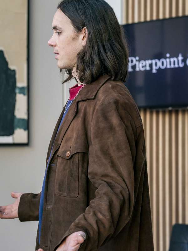 Seb Oldroyd Industry Brown Leather Jacket