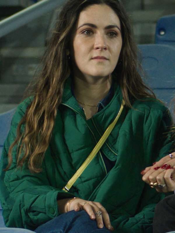 Isabelle Fuhrman Wish You Were Here 2025 Green Jacket