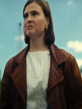 Jella Haase Kleo S02 Brown Leather Jacket
