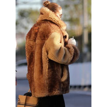 Jennifer Lopez Brown Fur Jacket
