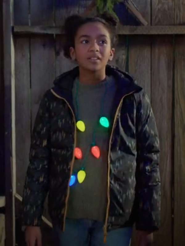Delia Lisette Chambers Jingle Bell Love 2024 Puffer Jacket