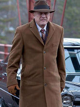 Gotham Carmine Falcone Brown Wool Coat