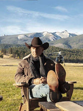 Kevin Costner Yellowstone John Dutton Brown Corduroy Jacket