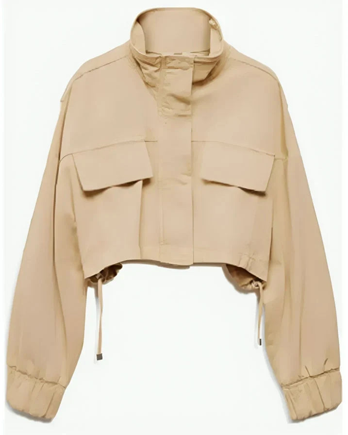 Jordan Wilson The Sex Lives of College Girls Tan Jacket