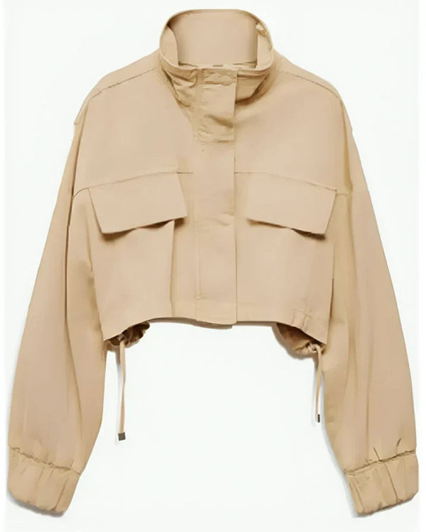 Jordan Wilson The Sex Lives of College Girls Tan Jacket