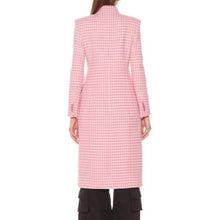 Buy Kelsey Peters Younger Season 7 Hilary Duff Pink Checked Coat
