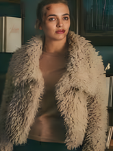 Jodie Comer Killing Eve Shearling Jacket