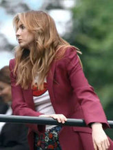 Jodie Comer Killing Eve Pink Blazer