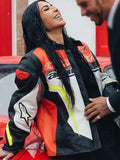 Kim Kardashian Racer Leather Jacket