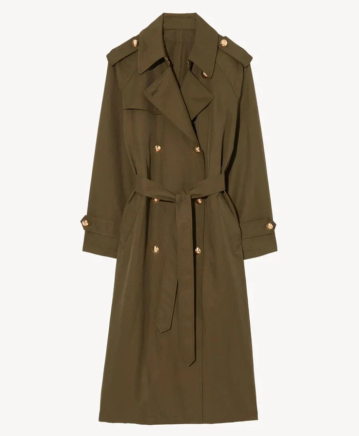 Law and Order Organized Crime S05 Ayanna Bell Green Coat