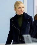 Law and Order SVU S26 Kelli Giddish Blue Wool Jacket