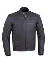 LEATHER MOTORCYCLE JACKET FOR MENS