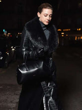 Street Style Lili Reinhart Black Trench Coat