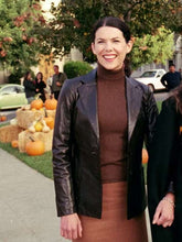 Gilmore Girls Lorelai Gilmore Black Leather Blazer