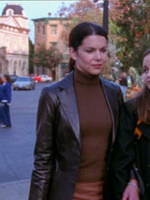 Gilmore Girls Lorelai Gilmore Black Leather Blazer