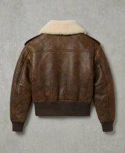 Erin Doherty LV Show 2026 Brown Shearling Jacket