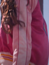 Margaret Qualley The Substance 2024 Pink Bomber Jacket