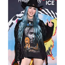 Coachella 2024 Megan Fox Black Leather Jacket