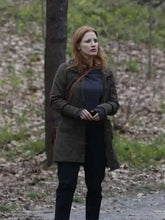 Jessica Chastain Memory 2024 Green Coat