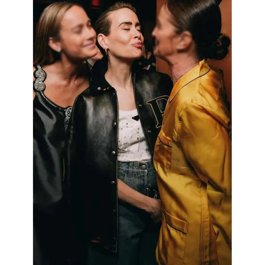 Met Gala After Party 2024 Sarah Paulson Jacket