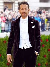 Met Gala 2022 Ryan Reynolds Velvet Suit
