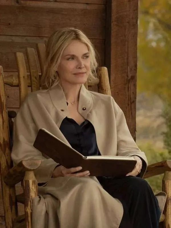 The Madison Michelle Pfeiffer Wool Coat