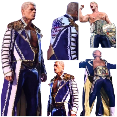 Cody Rhodes Crown Jewel Military Coat