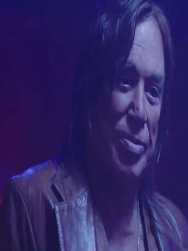 Mickey Rourke Bring the Law Brown Leather Blazer