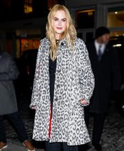 NYC Nicole Kidman Leopard Print Coat