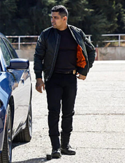 Nick Torres NCIS S22 Black Cotton Jacket