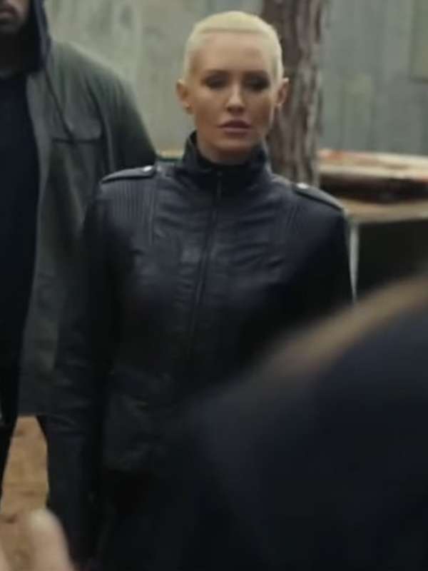 Nicky Whelan 72 Hours Black Leather Jacket