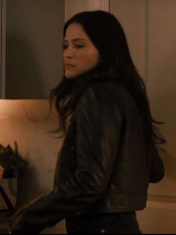 Esther Roklov Nobody Wants This Black Leather Jacket