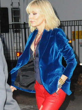Cate Blanchett Ocean’s Eight Blue Velvet Blazer
