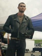 K.J. Apa One Fast Move Black Leather Jacket