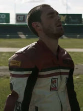 One Fast Move 2024 K.J. Apa Racer Leather Jacket