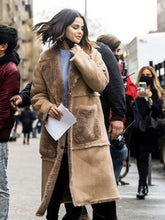 Mabel Mora Only Murders in the Building Shearling Coat