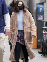 Mabel Mora Only Murders in the Building Shearling Coat