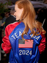 Jessica Chastain Paris Olympics 2024 Jacket