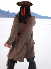 Pirates of the Caribbean Captain Jack Sparrow Trench Coat