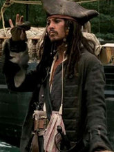 Pirates of the Caribbean Captain Jack Sparrow Trench Coat