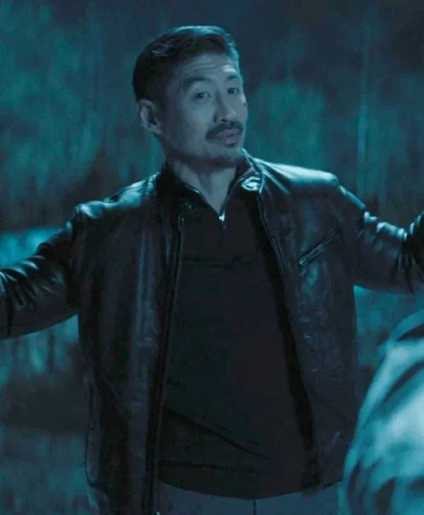 Reacher S03 Brian Tee Black Jacket
